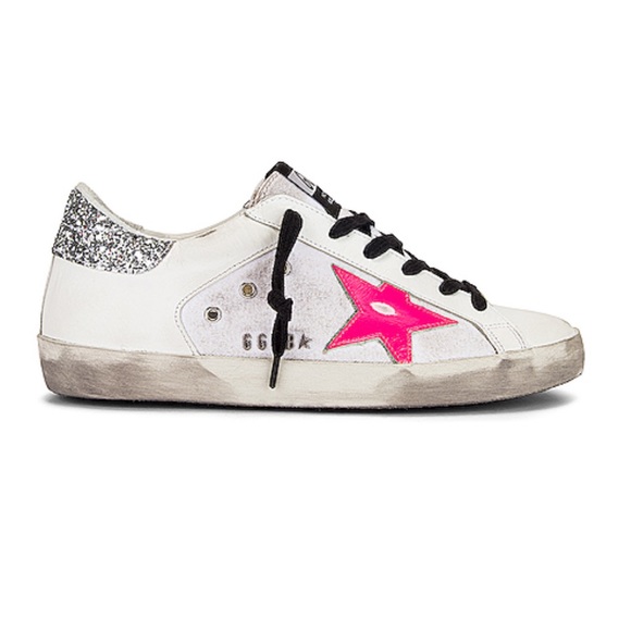 golden goose pink sneakers